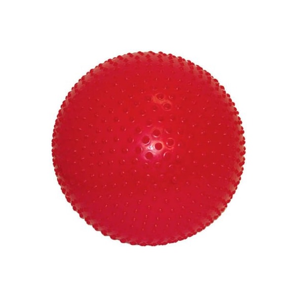 Fabrication Enterprises CanDo Inflatable Exercise Sensi-Ball, Red, 30" (75 cm) 30-1777 - main